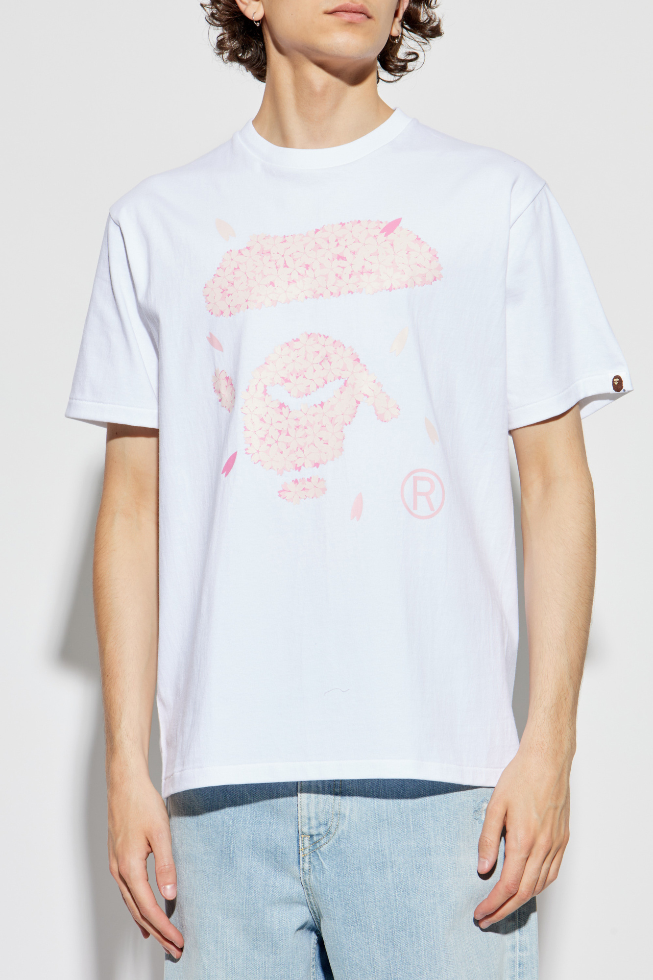 A BATHING APE® ロゴ Tシャツ | ブラック | FARFETCH JP